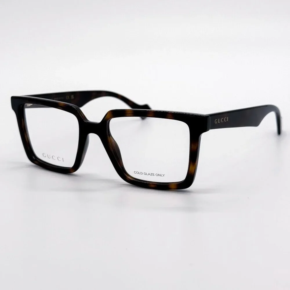 NEW GUCCI EYEGLASSES GG1540O 002 HAVANA UNISEX EYEWEAR GUCCI